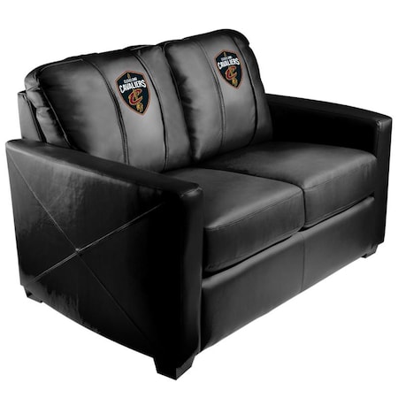 Dreamseat Silver Loveseat with Cleveland Cavaliers Logo XZ7759003LSCDBK-PSNBA30040